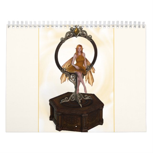Kalender för färgstarka Älvor (Omslag)