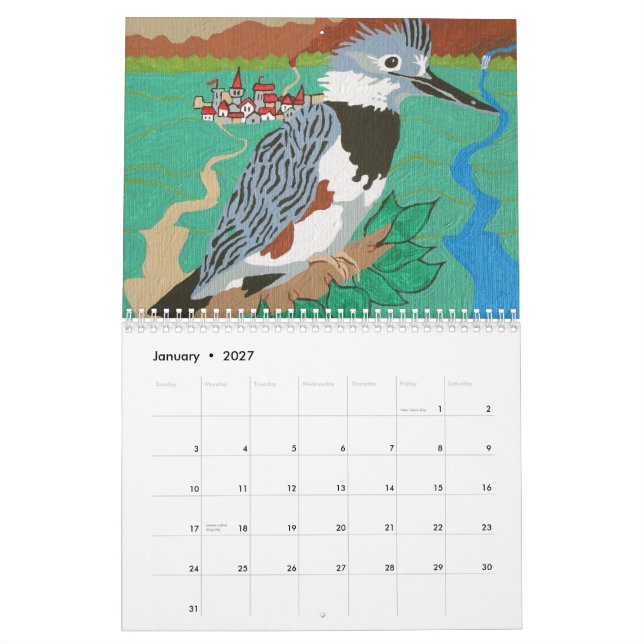 Kalender för Folk konst (Jan 2027)