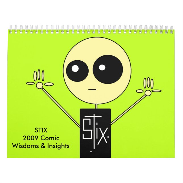 Kalender för för STIX-tecknadWisdoms 2009 & (Omslag)