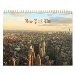 Kalender för fotografi av New York City