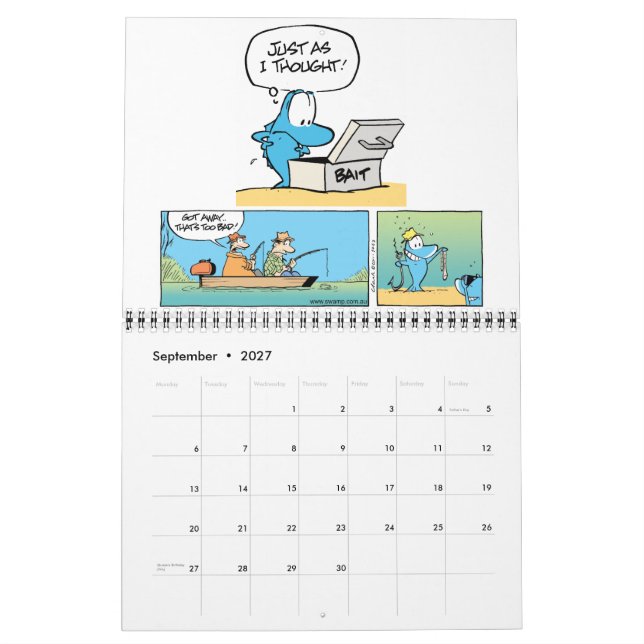 Kalender för funna Tecknader för djur (Sep 2027)