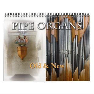 Kalender för gammalt och nytt vågrät i Pipe-organ