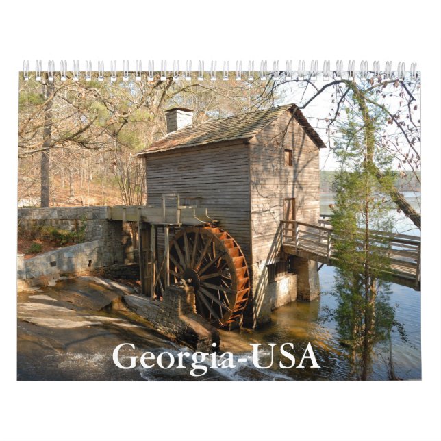 Kalender för Georgien-USA (Omslag)