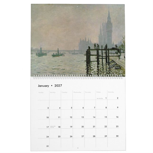 Kalender för Giant Monet 2015 (Jan 2027)