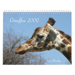 Kalender för giraff 2009