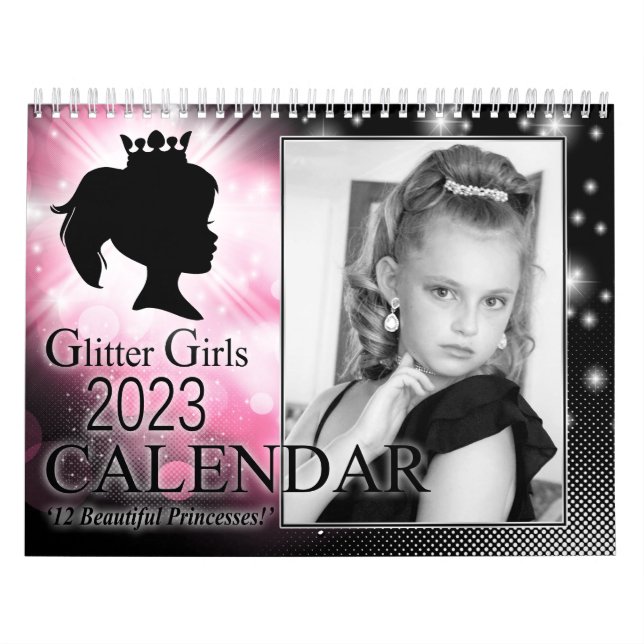 Kalender för Glitter Girls 2023 (Omslag)