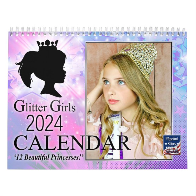 Kalender för Glitter Girls 2024 (Omslag)