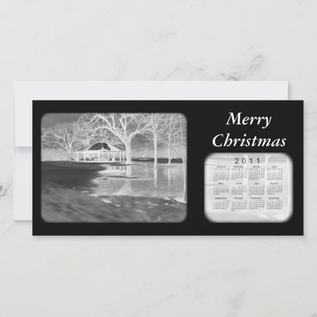 Kalender för god jul 2011 julkort (Framsida)