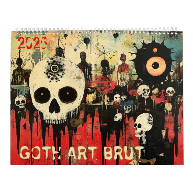 Kalender för Goth Art Brut 2025 (Omslag)