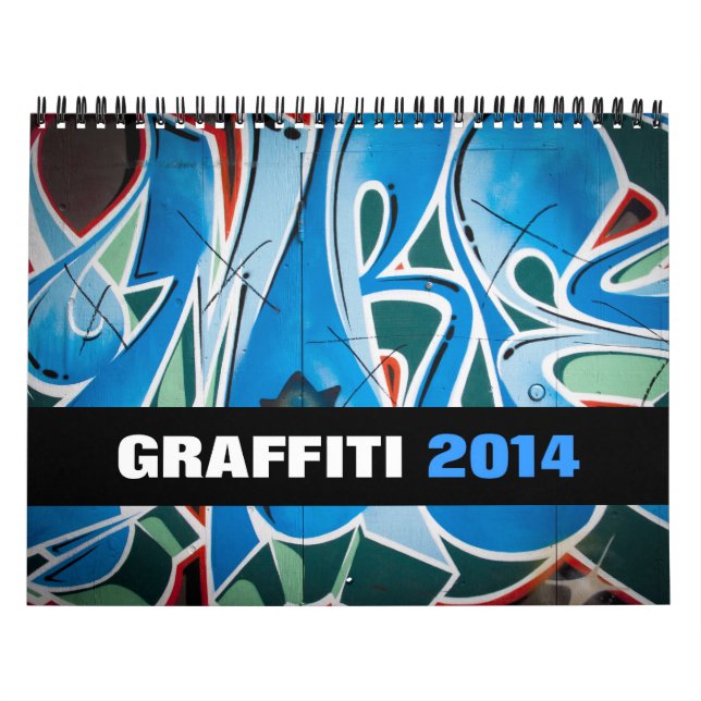 Kalender för grafitti- & gatakonstfotografi 2014 (Omslag)