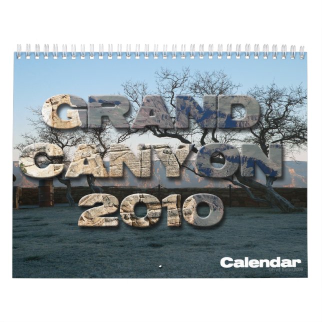 Kalender för grand Canyon 2010 (Omslag)