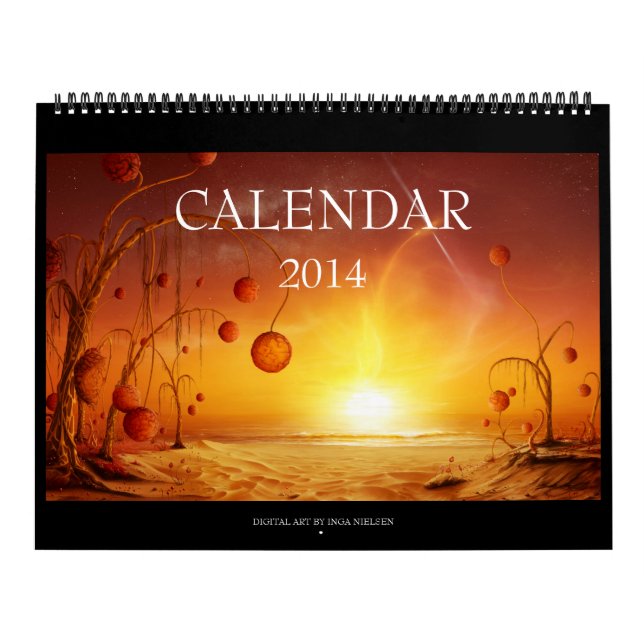 Kalender för grind till ingenstans 2014 (Omslag)