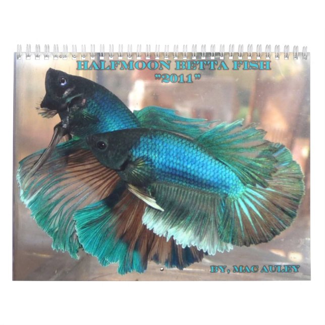 Kalender för HalfmoonBetta fisk (Omslag)