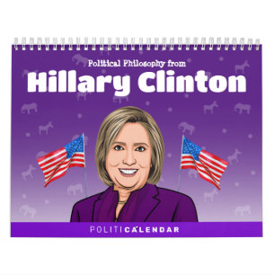 kalender för HIllary Clinton Politiskt humor