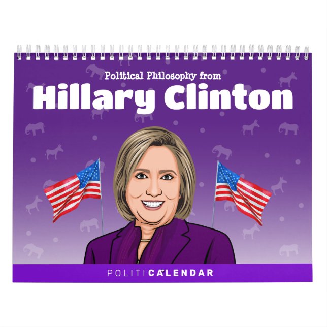 kalender för HIllary Clinton Politiskt humor (Omslag)