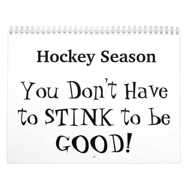 Kalender för hockeysäsongdikt (Omslag)