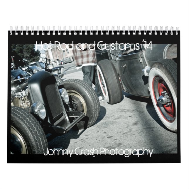 Kalender för Hot rod och Anpassningsbar 2014 (Omslag)