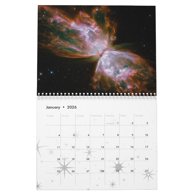 Kalender för Hubble utrymmeteleskop 2010 (Jan 2026)