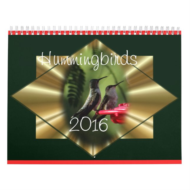 Kalender för hummerfåglar 2016 - ändringsår efter  (Omslag)