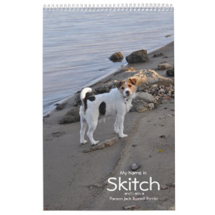 Kalender för hund för ParsonjackRussell Terrier