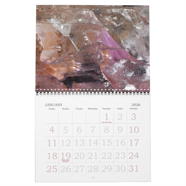 Kalender för insamling av sten och skräppost (Jan 2026)