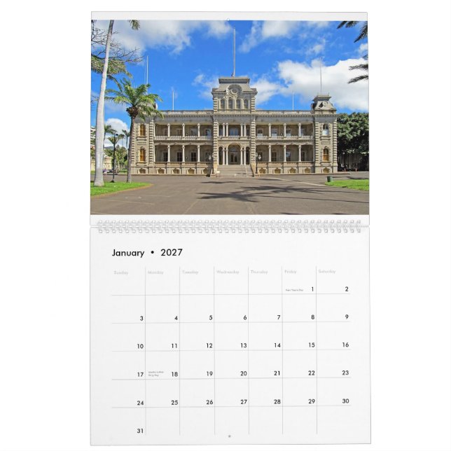Kalender för Iolani 2014 (Jan 2027)