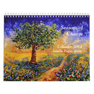 Kalender för Isabelle Dupuy konstnär 2014