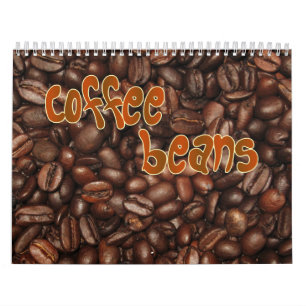 Kalender för kaffebönavägg