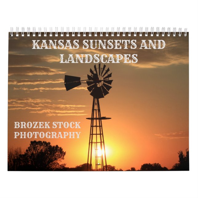 Kalender för Kansas Sunset and Landscapes (Omslag)