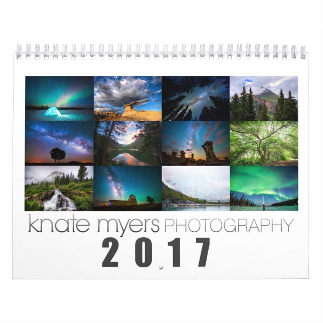 Kalender för Knate Myers fotografi 2017 (Omslag)
