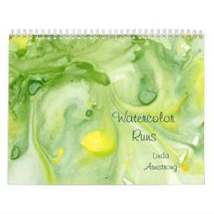 Kalender för konst "för vattenfärgspringor"