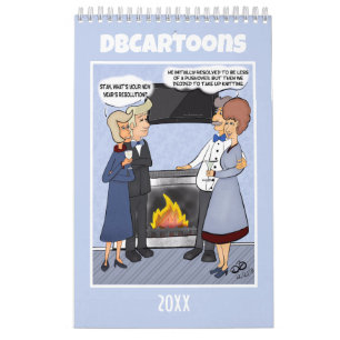 Kalender för konstiga Tecknader