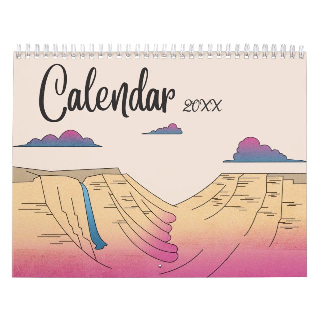 Kalender för landmärke för Spanien (Omslag)