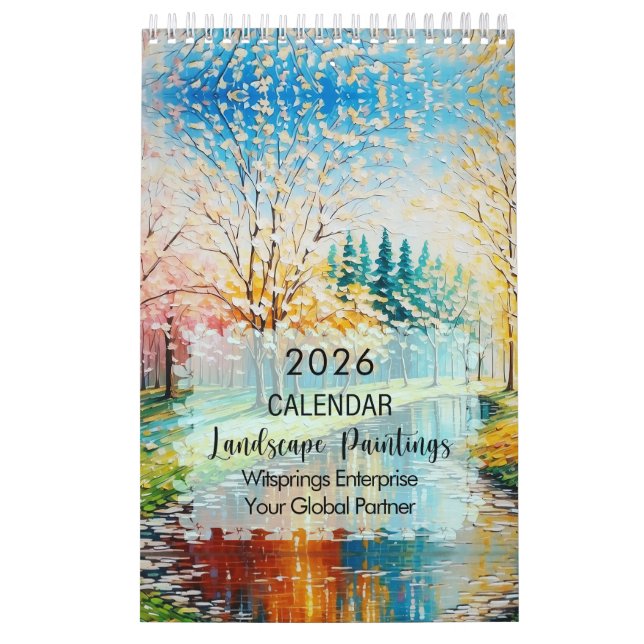 Kalender för landskapsbilder (Omslag)