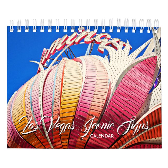 Kalender för Las Vegas Iconic-tecken (Omslag)