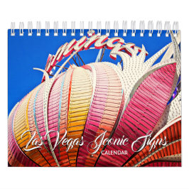 Kalender för Las Vegas Iconic-tecken