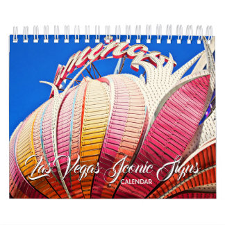 Kalender för Las Vegas Iconic-tecken