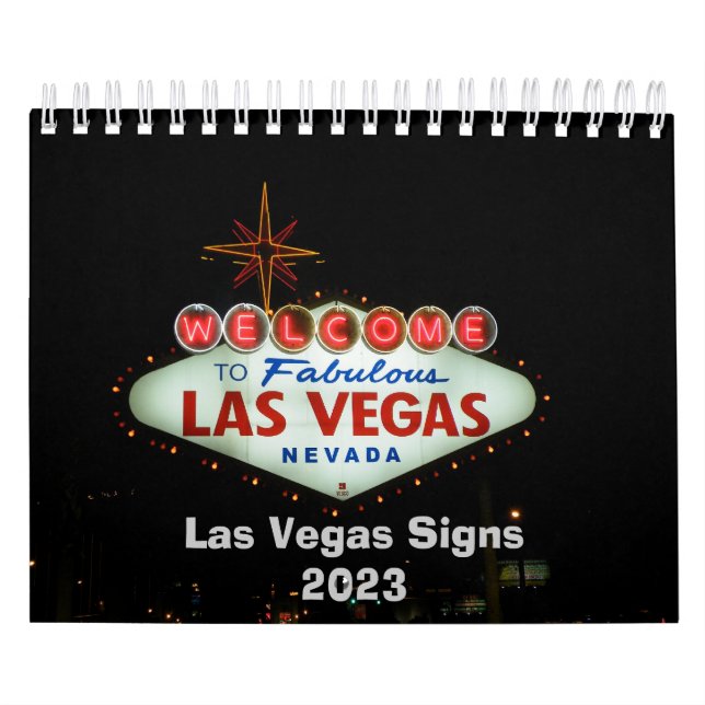 Kalender för Las Vegas Neon Signs (Omslag)