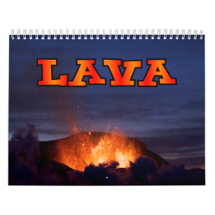 Kalender för Lavavulkanvägg