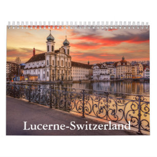 Kalender för Lucerne-Schweiz