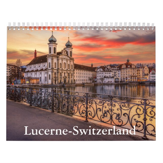 Kalender för Lucerne-Schweiz (Omslag)