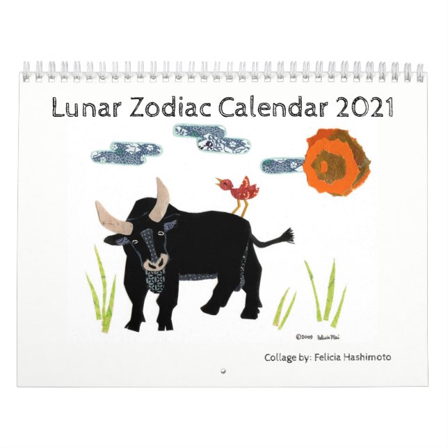 Kalender för Lunar Zodiac-djur (Omslag)