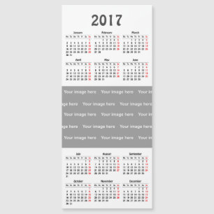 kalender för mall 2017