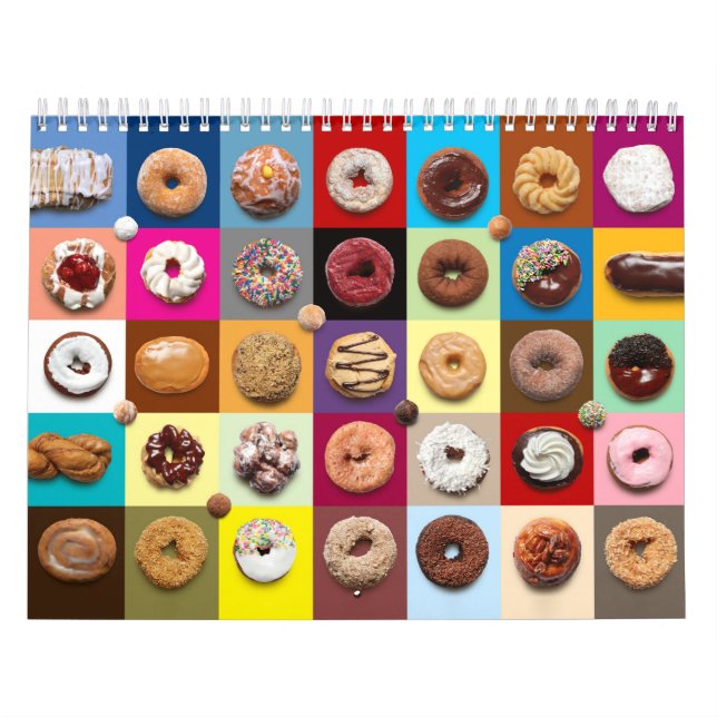 Kalender för månadstidningDonutsvägg (Omslag)