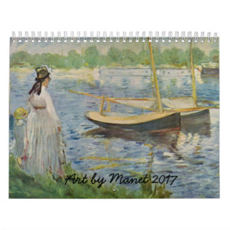 Kalender för Manet konst 2017