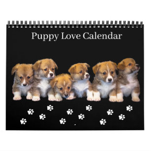 Kalender för medelstor vallekärlek