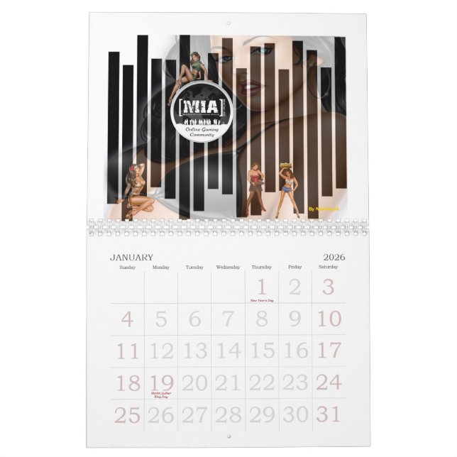 Kalender för MIA 2009 (Jan 2026)