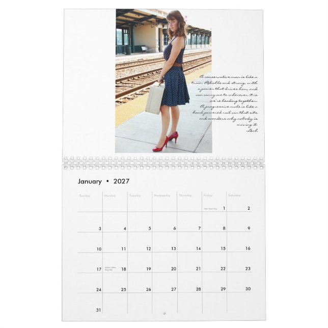 Kalender för Missfette hemmafruar 2013 (Jan 2027)
