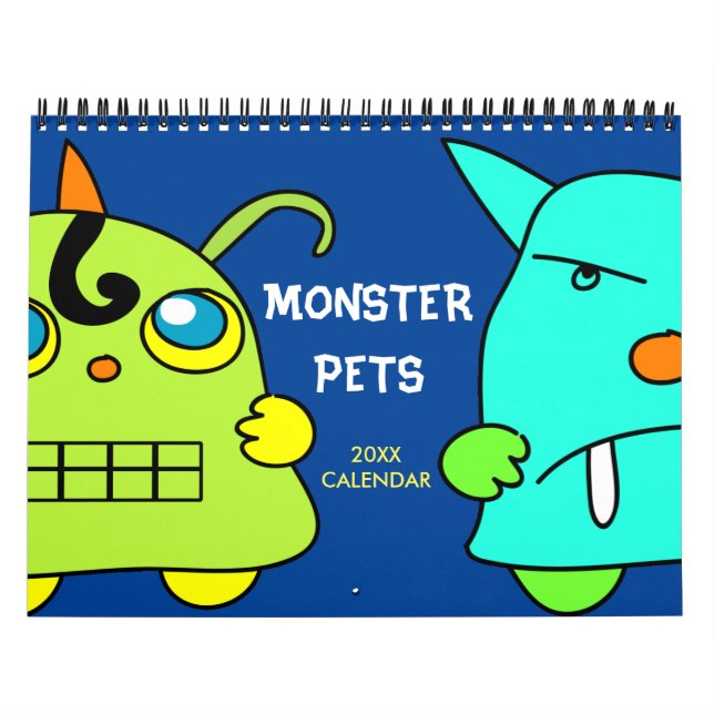 Kalender för monsterdjur (Omslag)