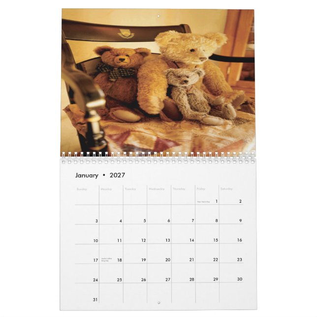Kalender för nalle 2013 (Jan 2027)